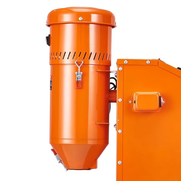 DUST COLLECTION SYSTEM: 1.6-HP DUST COLLECTOR MEDIA RECLAIMER WITH 1.8 GALLON CAPACITY – UNIVERSAL FIT FOR SANDBLASTER CABINETS AND MEDIA BLASTERS