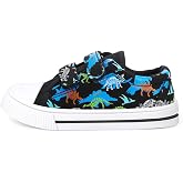 EUXTERPA Toddler Sneakers Kids Glitter/Canvas Shoes | Hook-and-Loop, Low-Top, Casual Walking, Lightweight, School, Girls Boys