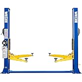 Weize 2 Post Automotive Car Lift, 12,000 lbs Capacity, 220V 4HP Powerful Motor with Single Point Lock Release for Repaire Shop