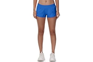 MCEDAR Women's Running Shorts Low Waisted 2.5"，Lightweight Active Workout Quick Dry Gym Athletic Sports Shorts Zip Pocket