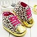 Cute Baby Toddler Infant Leopard Crib Shoes Soft Sole 3-18 Months (11cm (3-6M))