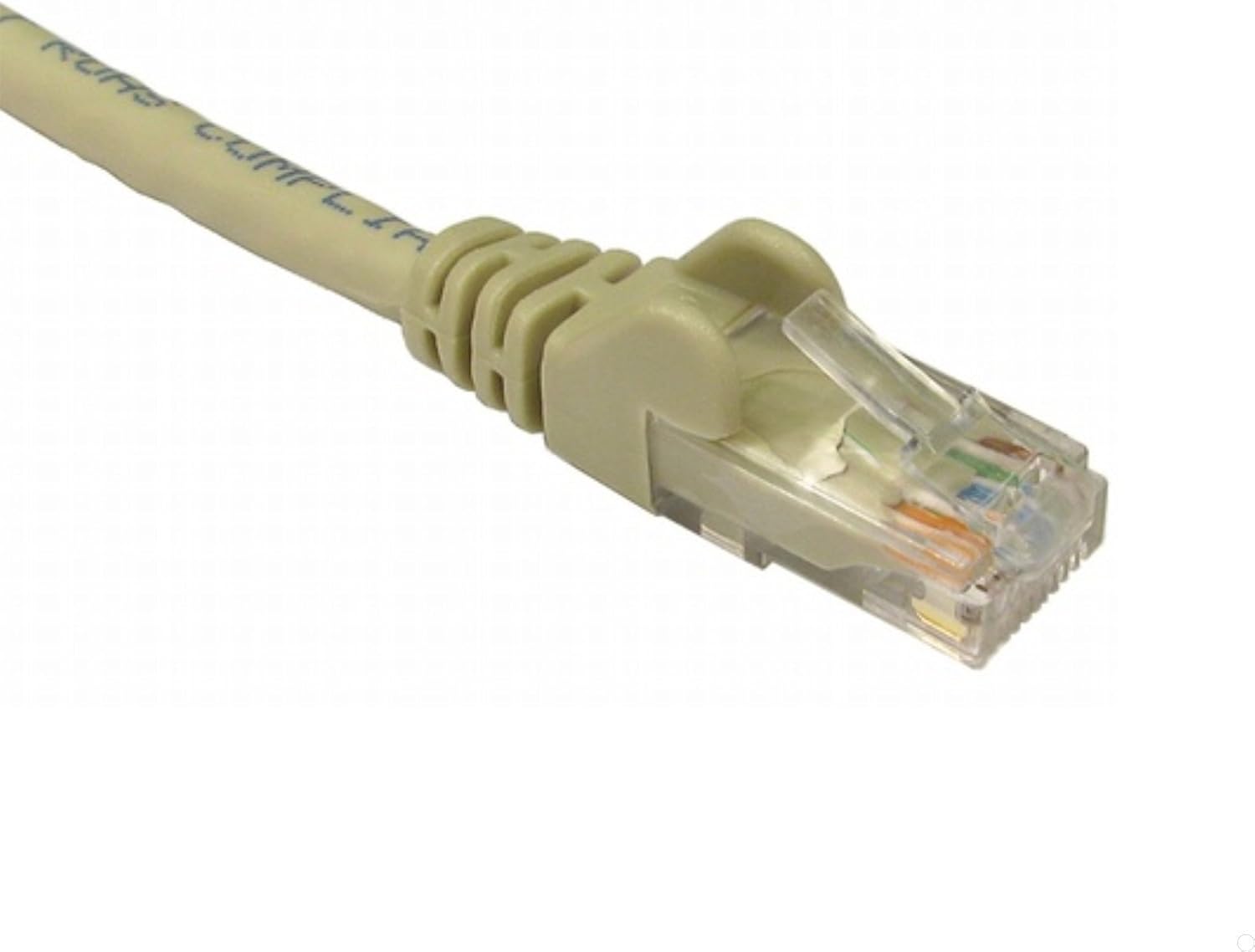 rhinocables CAT 6 High-Speed Gigabit Ethernet Cable - Patch Network Lead for LAN, Grey, 1m