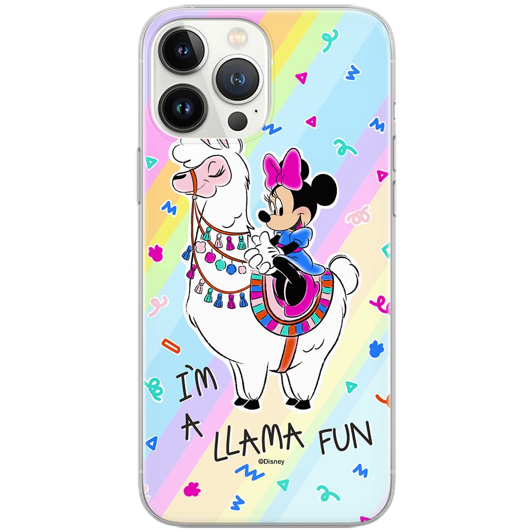 ERT GROUP mobile phone case for iPhone 13 PRO MAX original and officially licensed Disney pattern Minnie 049 Multicolor optimally adapted to the shape of the mobile phone, case made of TPU