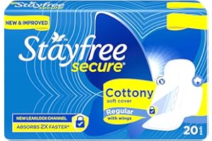 Stayfree Secure Cottony Wings (20 Count)