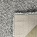SAFAVIEH California Shag Collection Area Rug - 4' Round, Silver, Non-Shedding & Easy Care, 2-inch Thick Ideal for High Traffic Areas in Living Room, Bedroom (SG151-7575)