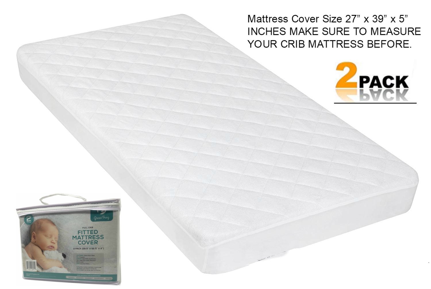 green frog bassinet sheets