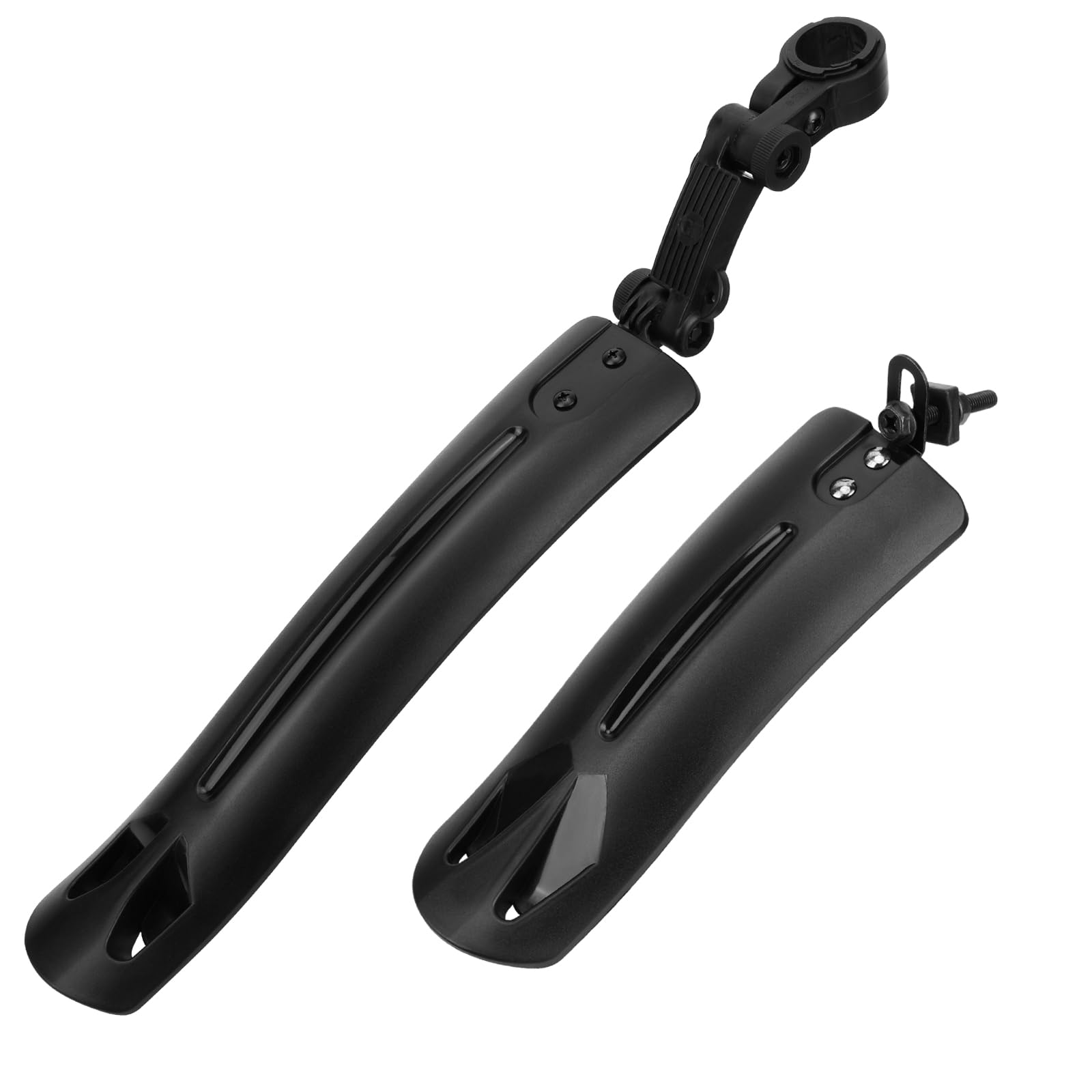 Oumers Children's Cycling Tires Mud Fenders, Easy Install Bike Fenders Cycling Mudguard Kid's Bicycle Mudguard Portable Bicycle Fenders Kid's Adjustable Front and Rear Mud Guard for 12 to 16In