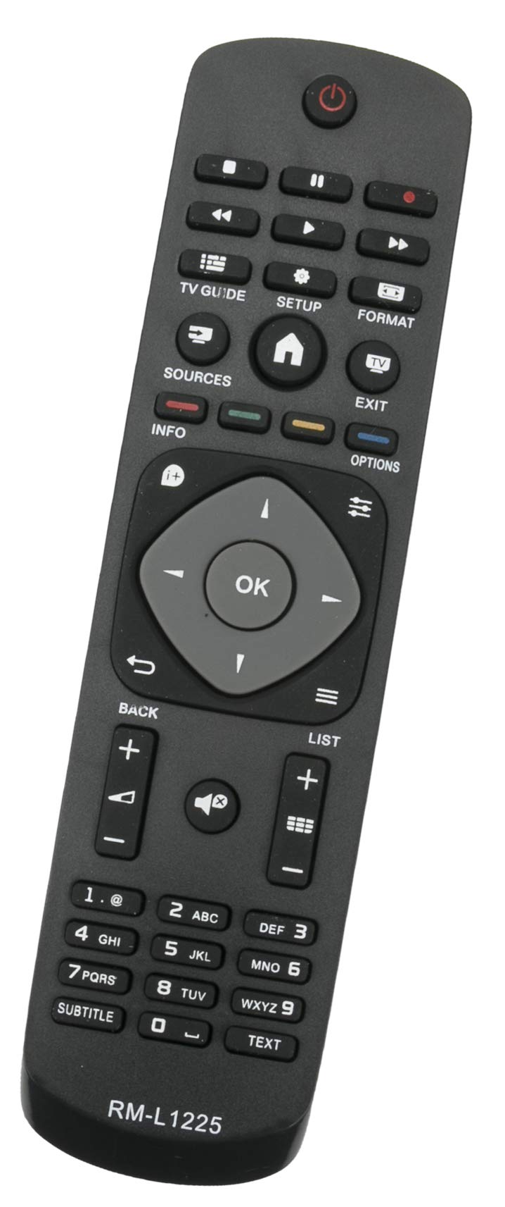 ALLIMITY RM-L1225 Remote Control Replacement for Philips UHD 4K TV 43PUK4900/12 49PUH4900/88 49PUT4900/12 1683801/01 RC19335020/01 RC19335023-01H RC2023601 RC2023617/01 RC2031
