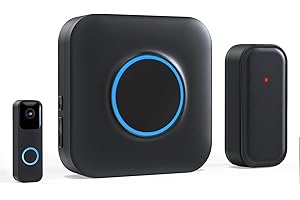 Satisure Wireless Doorbell Chime Video Doorbell Extender - Compatible with Blink Video Doorbell and Blink Video Doorbell (2nd Gen) (1 Video Doorbell Extender 1 Receiver）