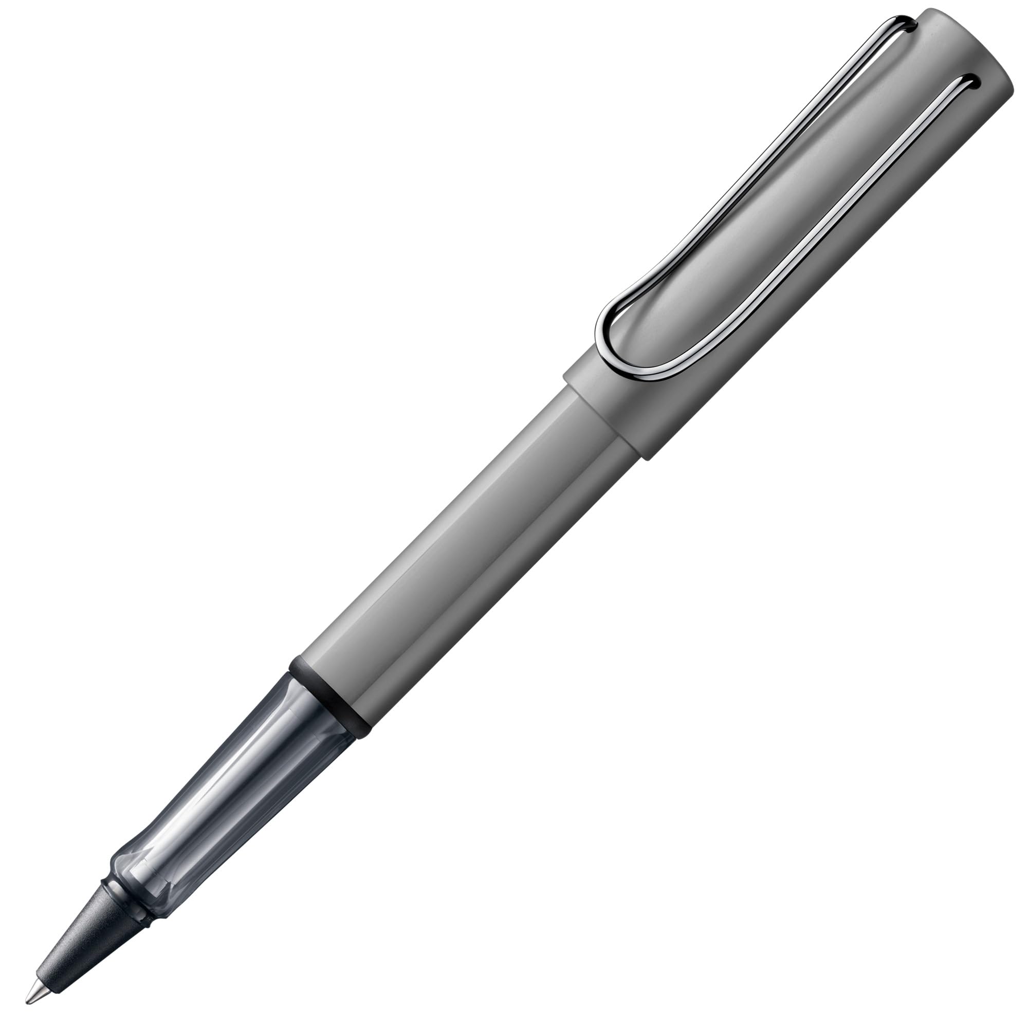 Lamy AL-star graphite - Rollerball Pen pen with transparent, ergonomic grip & line width M - lightweight aluminum body - including rollerball refill M 63 in black — image 1