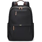 GOLF SUPAGS Laptop Backpack for Women Work Travel Backpacks Computer Bag Casual Daypack Fits 14 Inch Notebook (Black)