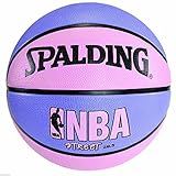 Spalding Pink & Purple NBA Street Basketball 28.5 Women Girl Outdoor Size 6 Ball