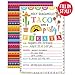 Fiesta Invitation, Fiesta Birthday Party Invitation, Mexican Fiesta Birthday Party Invitation, Taco Bout a Party Invitation, taco twosday, 20 Fill In Invitations With Envelopes