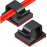 30PCS Cable Clips, Outdoor Light Wire Clips Adhesive Cable Hooks Cord Clips Wire Holder for Desk, Wall Cable Management, Chri