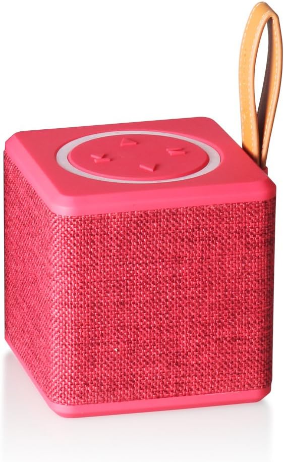 soundlogic cube wireless speaker with fabric grill