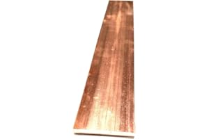 ACDC AC/DC Wire And Supply Copper Flat Bar Stock 3/16" x 1 1/4 x 24 Knife Making Handle Bolster Buss Hobby Craft Industrial DIY