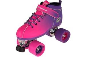 New2016!! Riedell Pink and Puple Dart Ombre Roller Skate for Indoor Skating