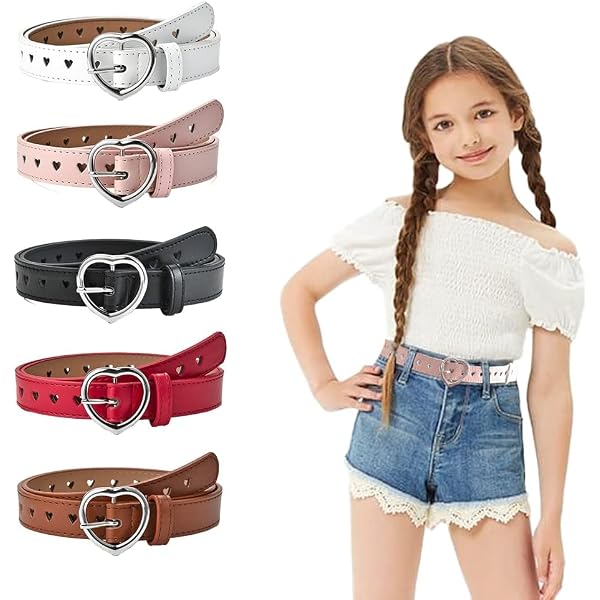 SUOSDEY 2 Pcs Kids Elastic Belts - Adjustable Waist Belt For Boys & Girls, Back To School, Toddler Pants
