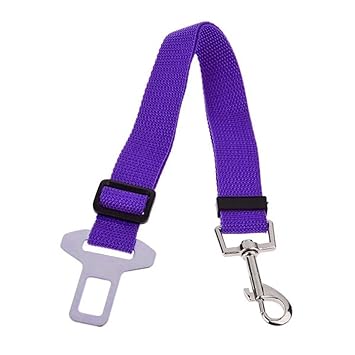 W9 Pet Dog Adjustable Seat Belt -Blue