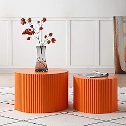 KEVINSPACE Nesting Coffee Table Set of 2, Modern