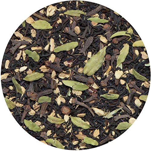 TIESTA TEA – CHAI LOVE, LOOSE LEAF, SPICED CHAI BLACK TEA, PREMIUM BLEND, HIGH CAFFEINATED, MAKE HOT OR ICED & BREWS UP TO 50 CUPS, 4 OUNCE REFILLABLE TIN