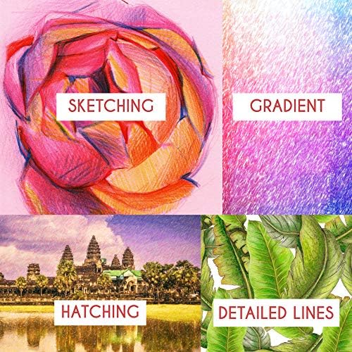 Pack of 100 coloring pencils in assorted colors.