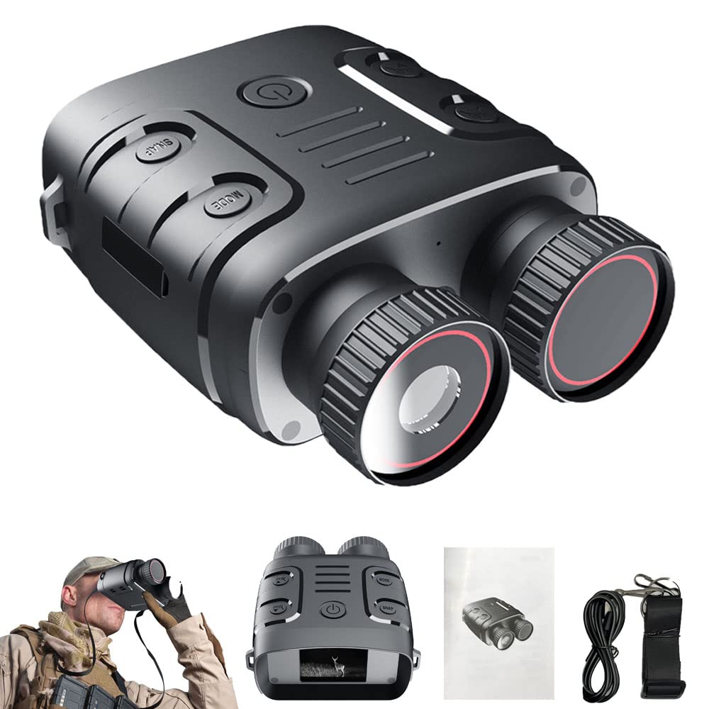 Night Vision Binoculars,Nightvision Goggles for adults 1080P,5X Zoom,2.4"Large Screen,7 Level,Infrarednigh,Binoculars for Hunting,Bird Watching,Easy to Use,Picture Quality,Lightweight,Men's Gift