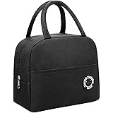 BLOCE Insulated Lunch Bag Women, Small Lunch Box for Women, Freezable Tote Bag, Adult Waterproof Lunchbox for Office Work Sch