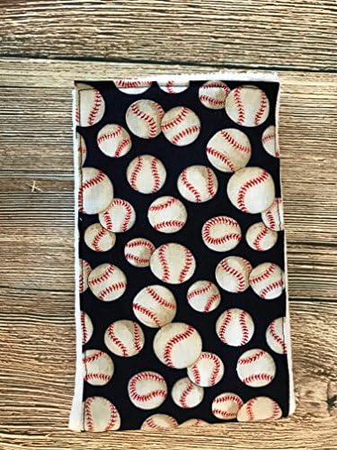 Baseball burp cloth