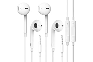 EALITAK 2 Packs-Apple Earbuds [Apple MFi Certified] Earphones Wired with Microphone for 3.5mm iPhone Headphones (Built-in Microphone & Volume Control) Compatible with iPhone/iPad/iPod/Computer/MP3/4,Android
