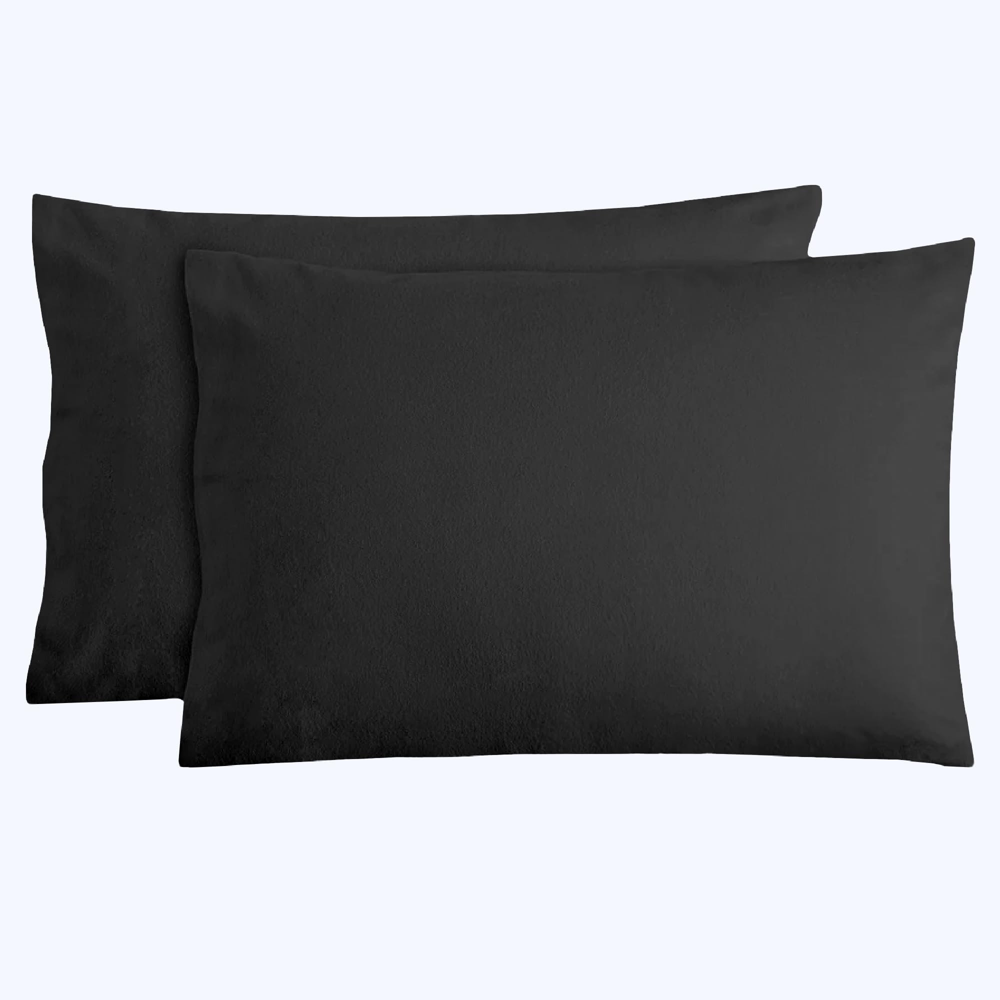 Cotton Comfort Bedding 100% Brushed Cotton Flannelette Pillowcase Pair – Soft Warm Winter Pillow Covers, Luxury Heavyweight Brushed Cotton Flannel Pillowcases for Cozy Comfort — image 1