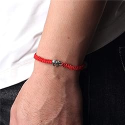 kelistom 6pcs Red String Evil Eye Charm Bracelets