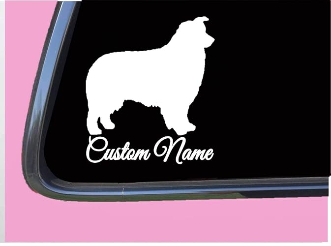 Custom Dog decal sticker CHOOSE BREED TP 1182 vinyl 6" pet