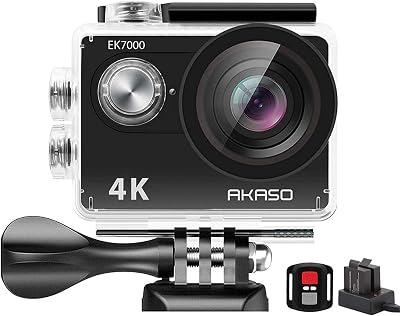 AKASO EK7000 4K30FPS Action Camera 20MP Ultra HD 170 Wide Angle Waterproof Kit