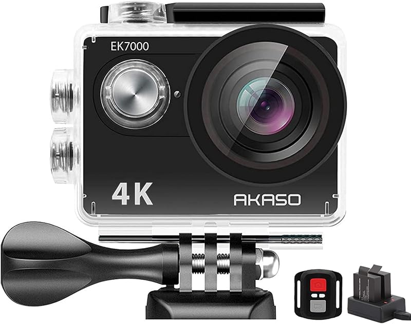 AKASO EK7000 4K30FPS Action Camera 20MP Ultra HD 170 Wide Angle Waterproof Kit
