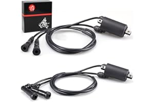 Set of 2 Ignition Coil & Caps For Honda CB1000 CB900 CB750 CB650 1979-1983 Goldwing 1100 1200 GL 1100 1200 Nighthawk 650 750