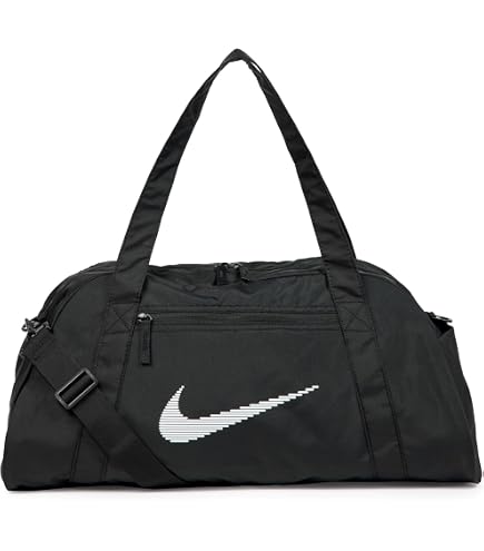Nike Brasilia Training Medium Duffle Bag, Durable for Women & Men with Adjustable Strap, Black/Black/White : Clothing, Shoes & Jewelry