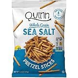 Quinn Sea Salt Pretzel Sticks, Gluten Free Pretzels, Vegan Friendly, Corn Free, Soy Free, Non-GMO, 5.6 oz, 1 Bag