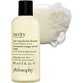 philosophy purity made simple one-step facial cleanser- with meadowfoam seed oil gently cleanses & melts away dirt, oil & stubborn makeup paraben-free face wash