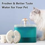 PewinGo Cat Water Fountain Filters 4 Pack Triple Filtration Compatible view 7