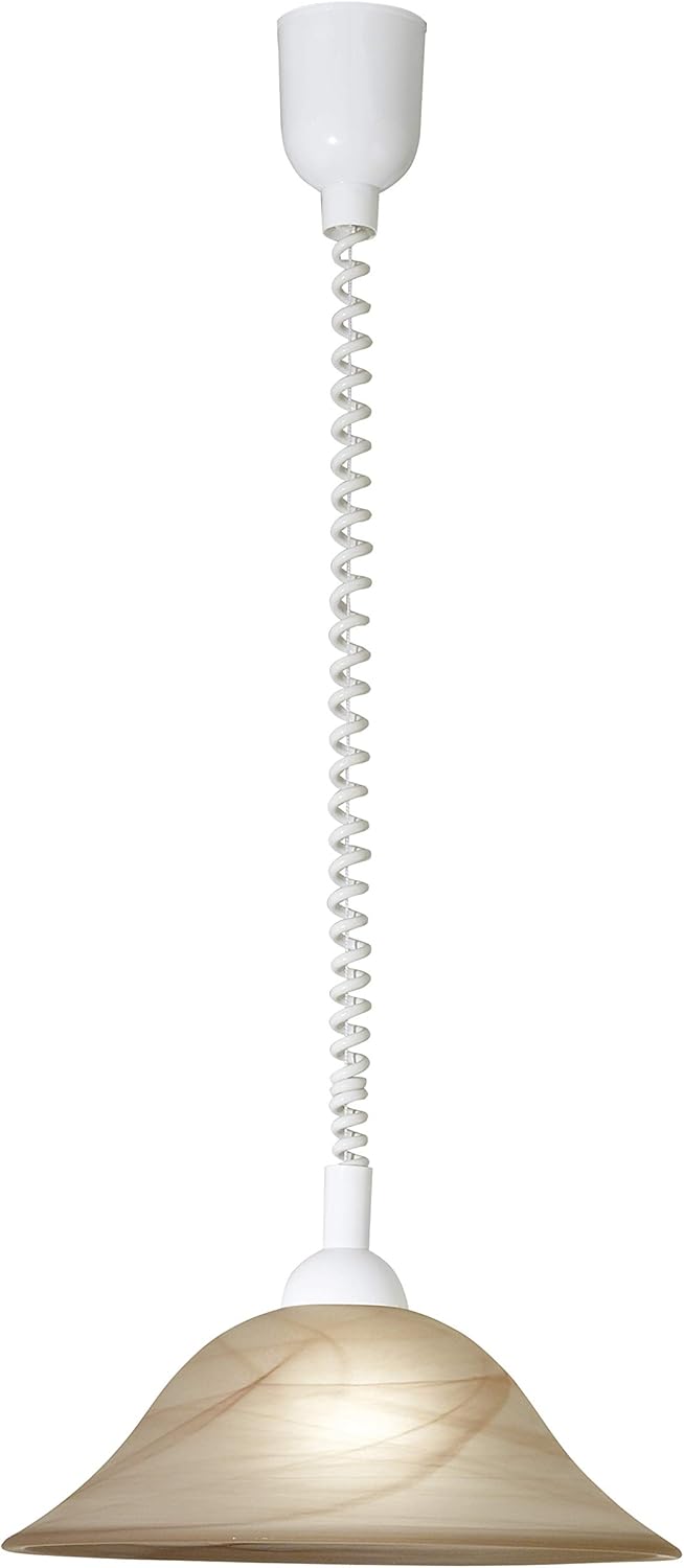 Eglo Pendant Light Albany, Hanging Lamp with Spiral Cable, Height Adjustable - Image 3