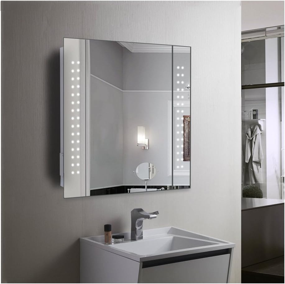 Bathroom Accessories 650 x 600mm LED Illuminated Bathroom Mirror