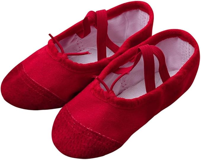 Orangeskycn Ballet Shoes,Canvas Dance Shoes Fitness