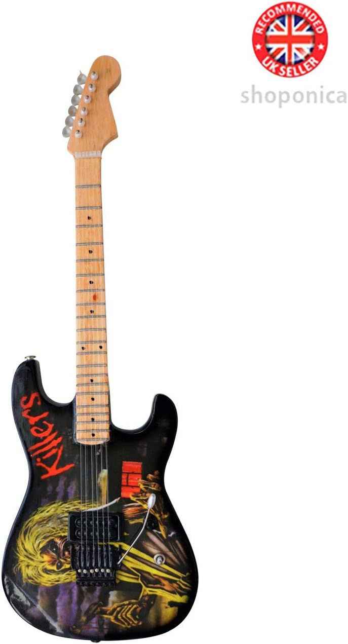 Miniature Guitar Replica ' Iron Maiden 'Rock Legend' Tribute