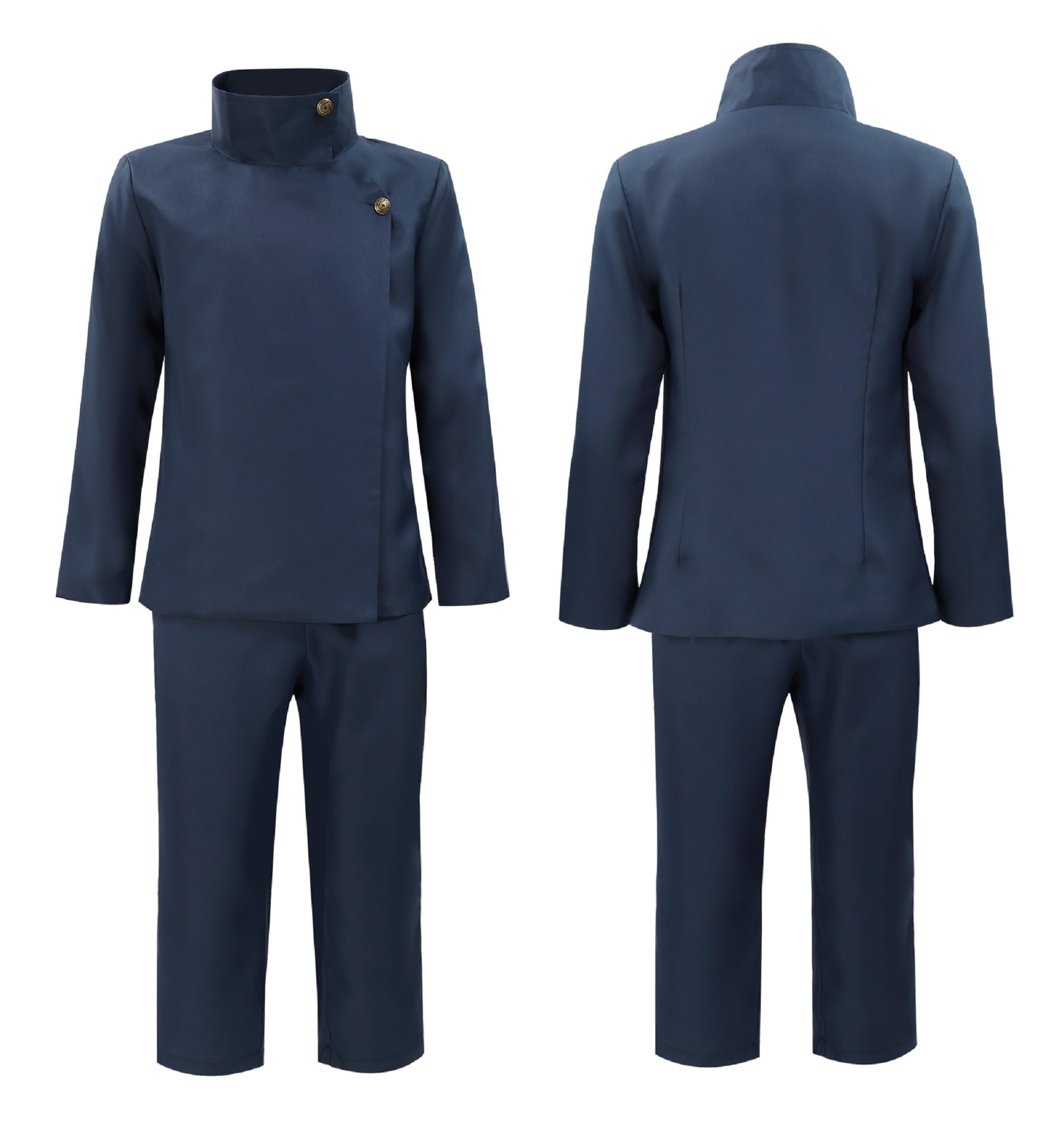 Photo 1 of (MEDIUM) (USED/FAIR) C-ZOFEK US Size Men Anime Cosplay Costume High Collar Jacket Pants Halloween Outfits (Medium)