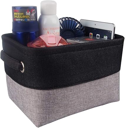 Mangata Cestas de almacenaje Ropa, Caja almacenaje Tela de Lona con