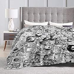 Anime Characters Super Soft Flannel Throw Blanket