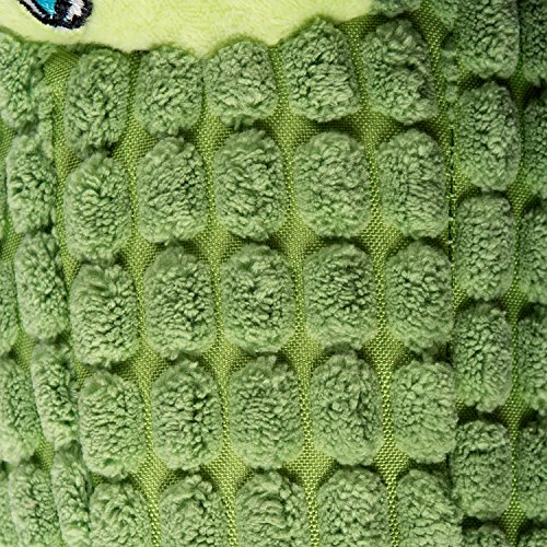 DII Bone Dry Jungle Friends Squeaking Dog Toy, 1 Piece Sam Alligator Plush Pet Toy for Small, Medium and Large Dogs