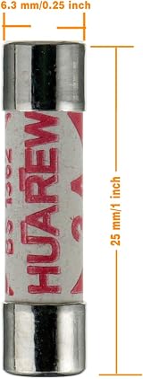HUAREW Ceramic Tube Fuses 6.3x25mm 3 5 10 13A 240V 80pcs Kit view 5