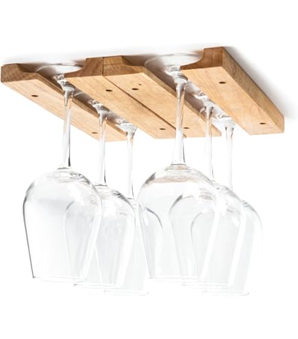 Qiilu Support à Verres à Pied Support De Verre à Vin à L'envers Support